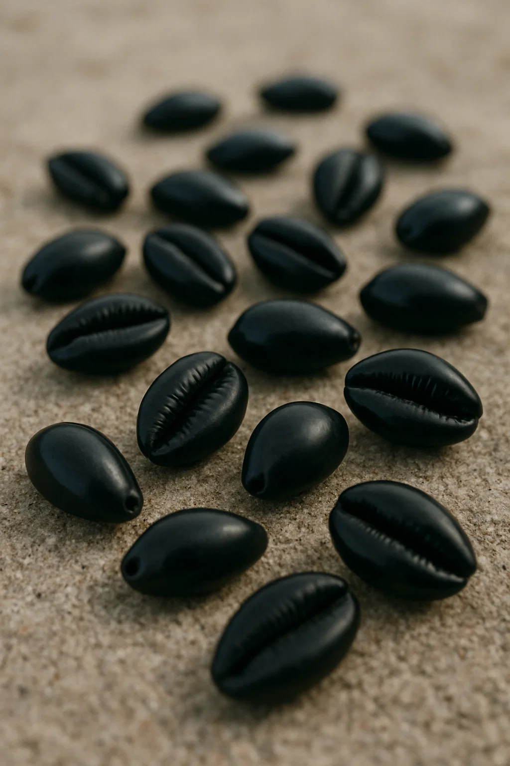 Jogo de Búzios Negro e Cartas